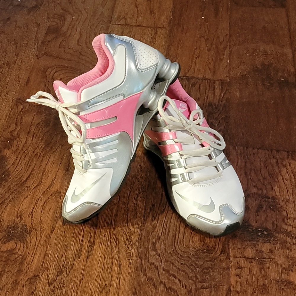 Pink/Silver Women's Nike Shox - Great Condition
